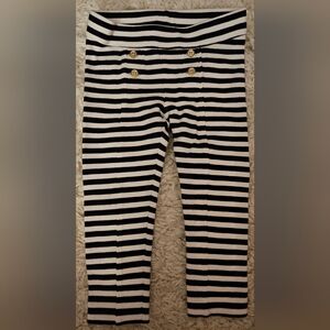 Janie and Jack Navy and White Striped Pants
